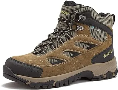 Hi-Tec Yosemite Mid Men's Waterproof Hiking Boots - Brown/Green