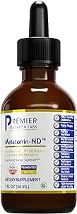 Premier Research Labs Melatonin-ND - Fermented Melatonin - Immunity Supplement - Probiotic-Cultured Melatonin - Liquid Melatonin - Pure Vegan - Organic Ingredients - 2 fl oz - 54 Servings