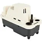 Little Giant VCMA-20ULST 115 Volt, 80 GPH, 1/30 HP Automatic Condensate Removal Pump with Safety Switch and Tubing, White/Black, 554435