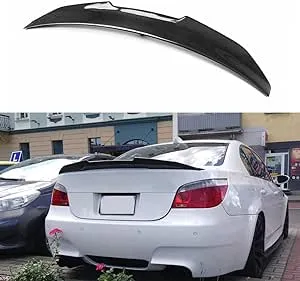 Carbon Fiber Rear Trunk Duckbill Lip Spoiler for BMW 5 Series E60 Series &amp; E6...