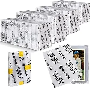 Trading Card Shipping Protectors 510 Pack 3.5'' x 4.5'' - Premium Ultra Strong Plastic Inserts Card Mailers - Precut Supply Sleeves for Sports MTG Cards Packaging - Flats for Card Breakers