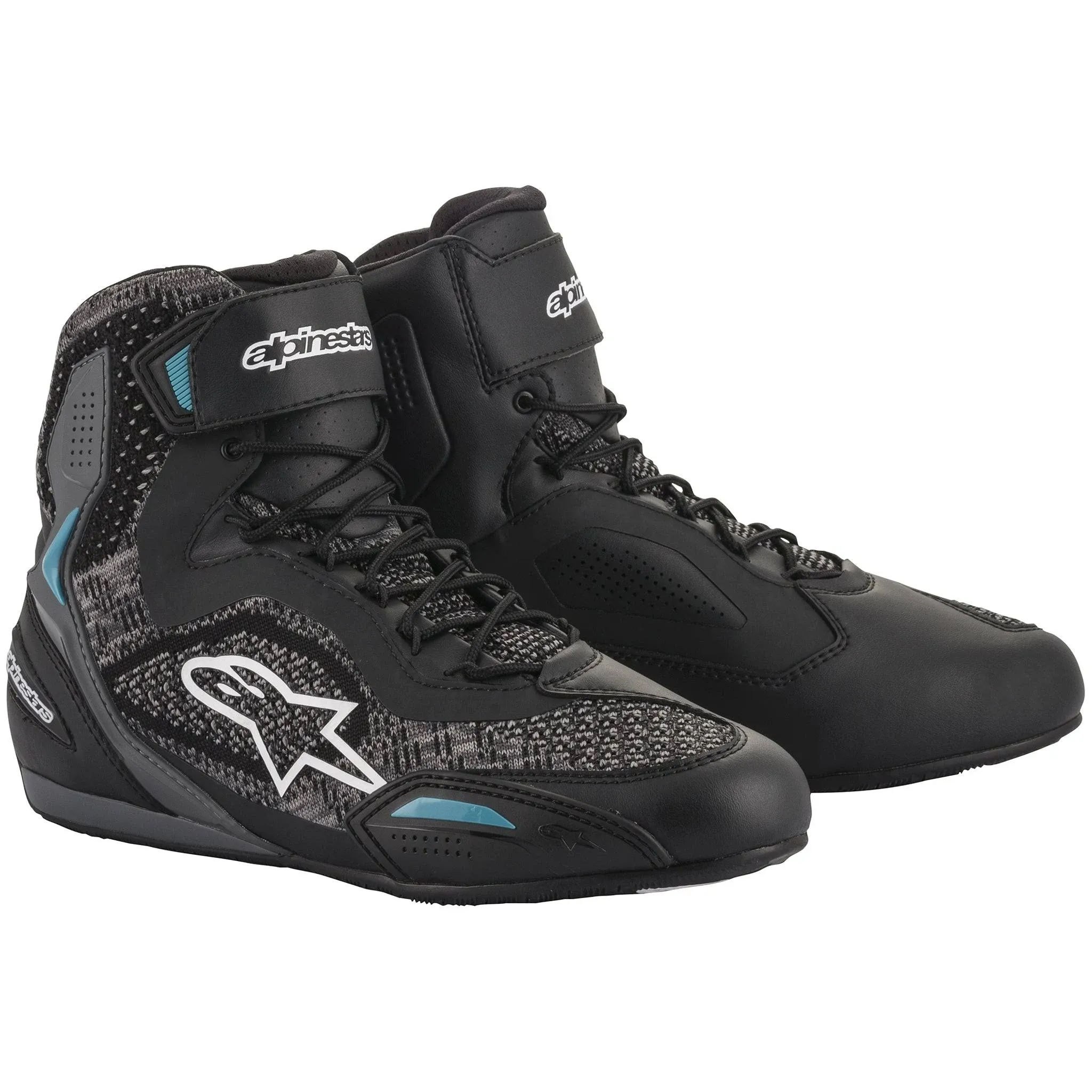 Alpinestars Stella Faster 3 Rideknit Shoes - Black/Teal - 9