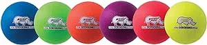 Champion Sports Dodgeball Set & 6 Rhino Skin Rainbow