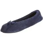 New Isotoner Women&#039;s Terry Classic Ballerina Slippers