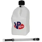 VP Racing 5.5 Gallon Motorsport Container White and Deluxe Hose (3 Pack)