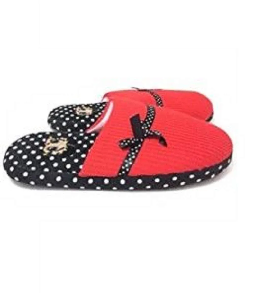 Betty Boop Ultra-Soft Women's Plush Pinup Scuffs Cozy Non-Skid Slippers - Great ...