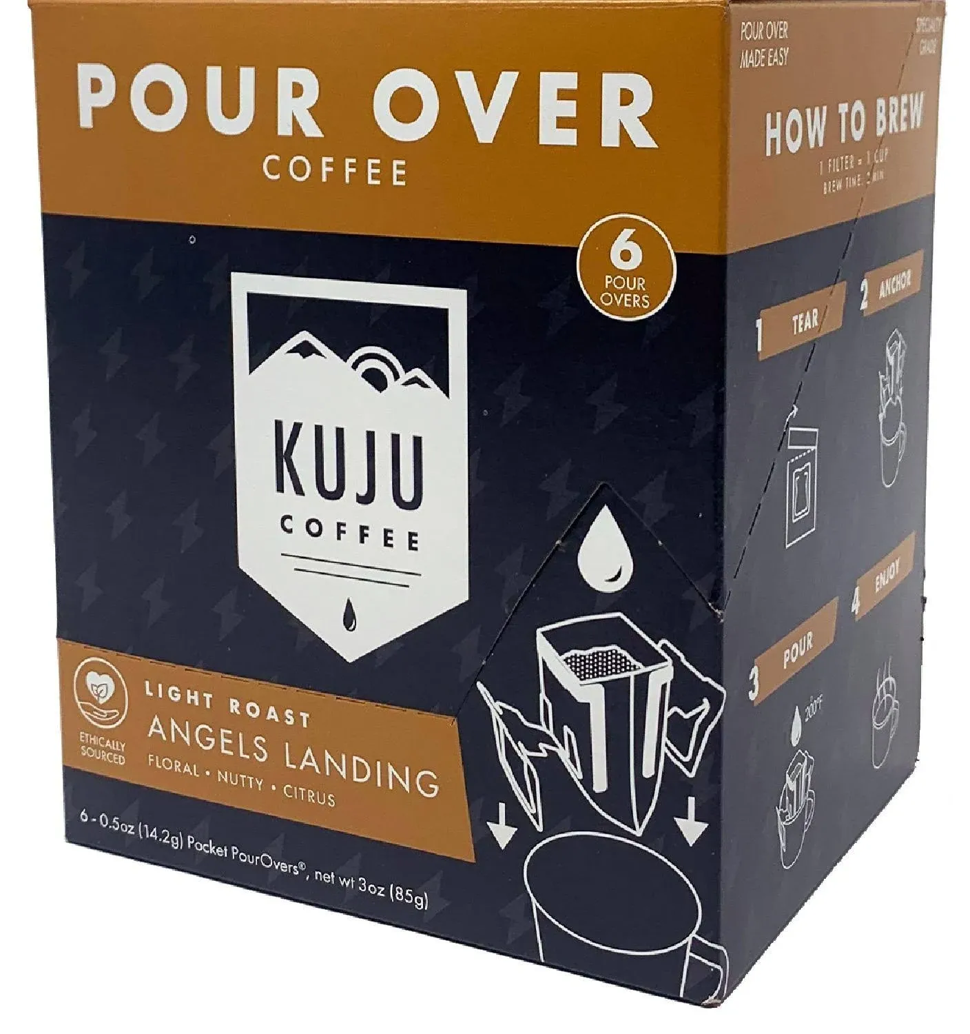 Kuju Coffee Angels Landing Pour Over Coffee