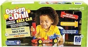 MindWare Design & Drill Pwr Play Vehicles Racecar Toy