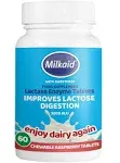 Lactase Enzyme Chewable Tablets for Lactose Intolerance Relief | Prevents Gas, B