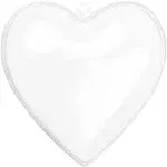 Heart Shaped Acrylic Candy Boxes 24 Pack