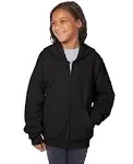 Hanes P480 EcoSmart Youth Full-Zip Hooded Sweatshirt