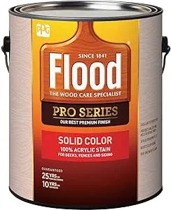 Flood 1 gal. Cedar Solid Pro Exterior Wood Stain