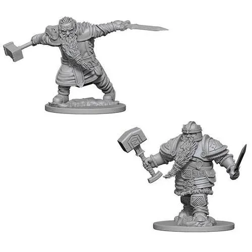 D&D Nolzur’s Marvelous Miniatures: Dwarf Male Fighter