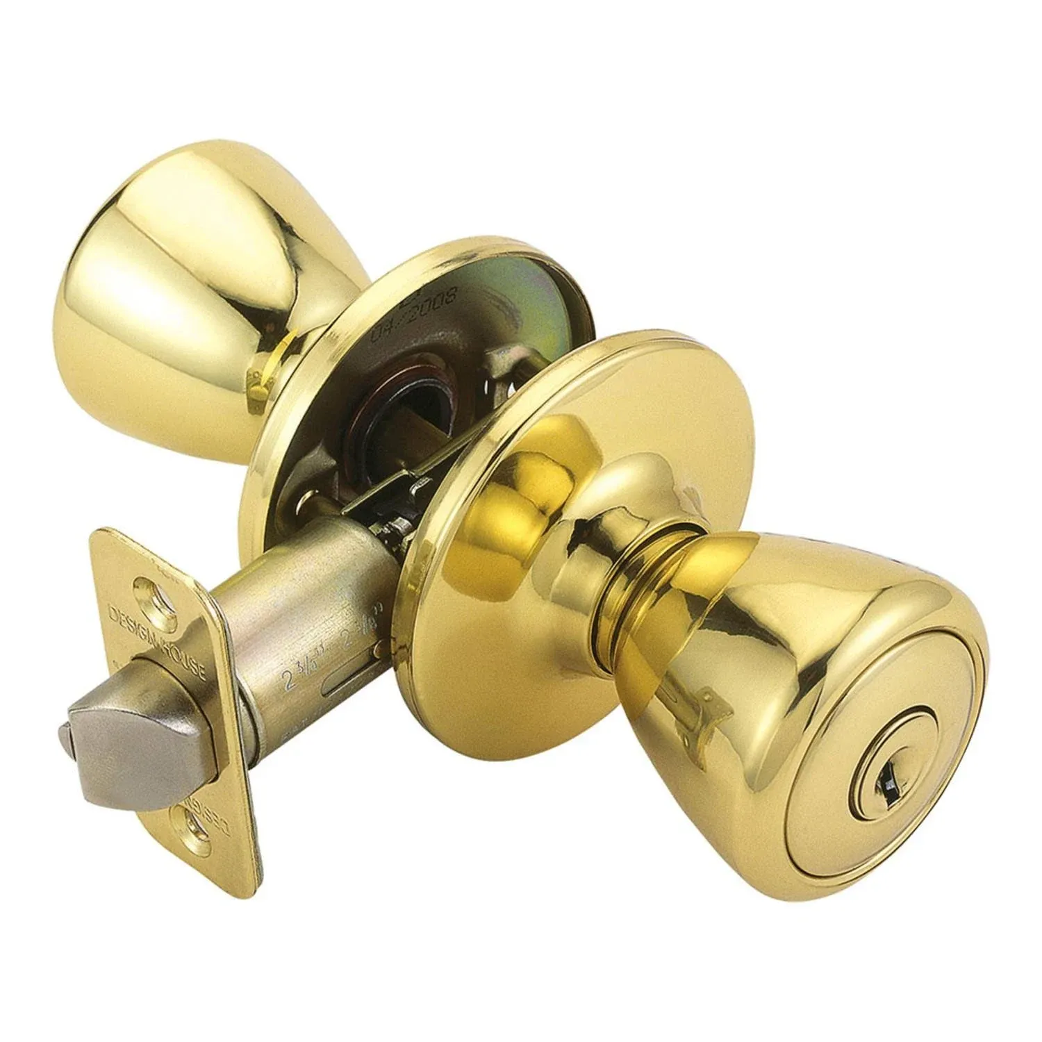 Design House Tulip 2-Way Adjustable Entry Door Knob 782755