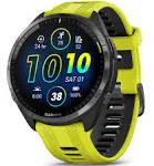 Garmin - Forerunner 965 GPS Smartwatch 47 mm Fiber-reinforced polymer - Titanium/Whitestone