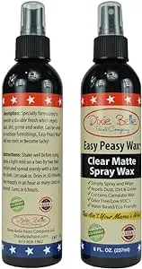 Dixie Belle Easy Peasy Spray Wax | Clear Matte Sprayable Wax for DIY Projects | Durable Carnauba Wax for Furniture, Projects