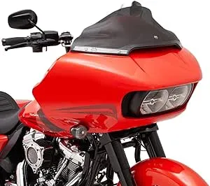 KLOCK WERKS 9" Sport Flare Windshield - Dark Smoke - 2015 Harley Road Glide