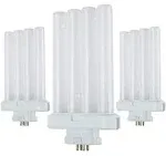 Fluorescent Light Tube, 4 pin Base Light Bulb, 27 watt, 3000K, Light at 1500 Lumens, (Pack of 3)