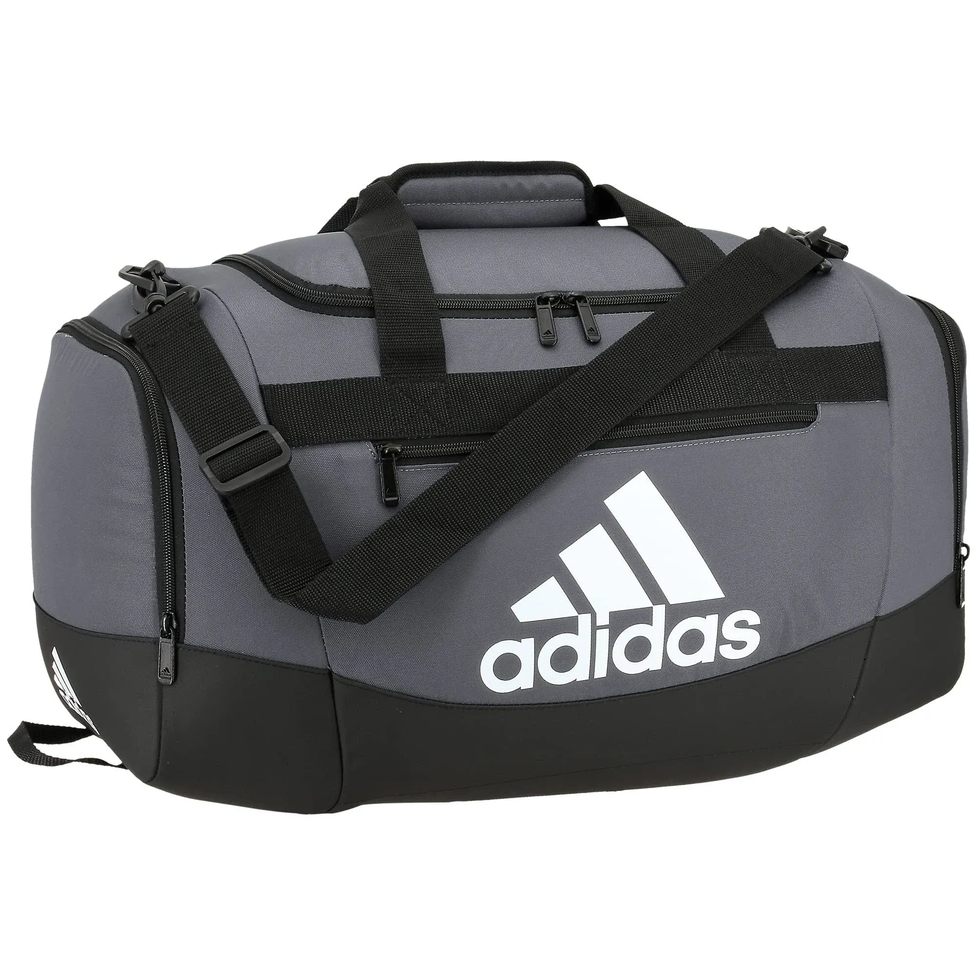 adidas Unisex Defender 4 Small Duffel Bag, Team Onix Grey, One Size