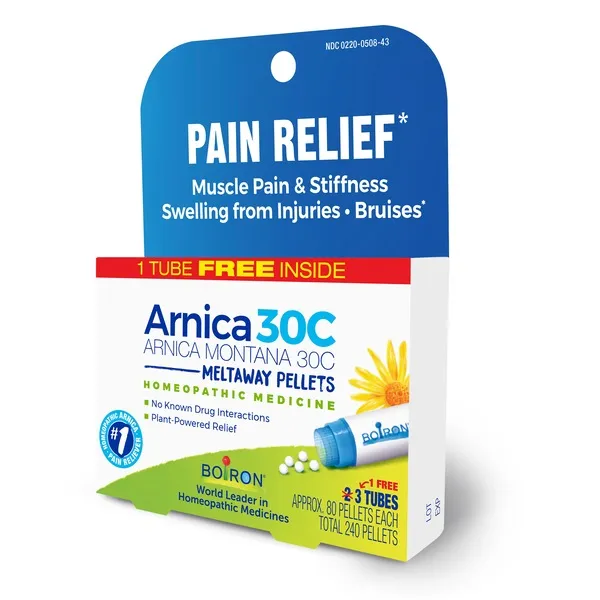 Homeopathic Boiron Arnica 30C, Buy 2 Get 1 Free Pack