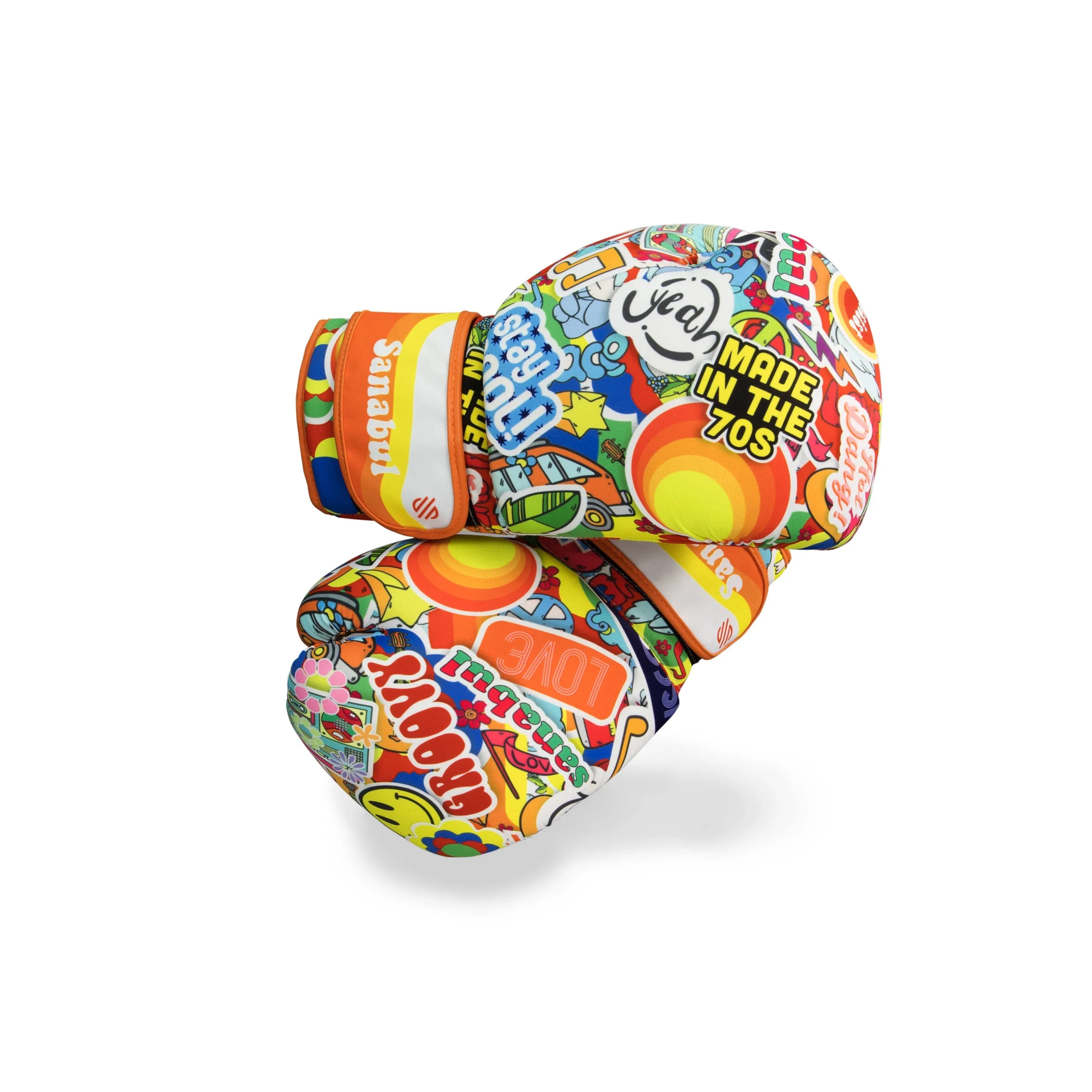 Sticker Bomb Adult Boxing Gloves | Sanabul