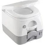 Dometic 974 MSD Portable Toilet w/Mounting Brackets - 2.6 Gallon - Grey