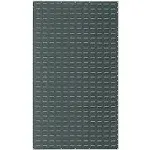 Global Industrial Louvered Wall Panel Without Bins 36x61 Gray