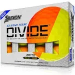 Srixon Q Star Tour Divide Golf Balls - Orange / Yellow