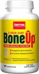 Jarrow Formulas BoneUp Three Per Day For Bone Support and Skeletal Nutrition, Includes Vitamin D3, K2 (as MK-7) and 1000 mg of Calcium Per Day, 180 Capsules, 60 Day Supply