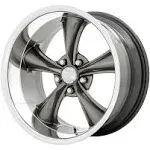 American Racing Vintage VN338 Boss TT Graphite with Diamond Cut Lip 20x10 2mm 5x114.3