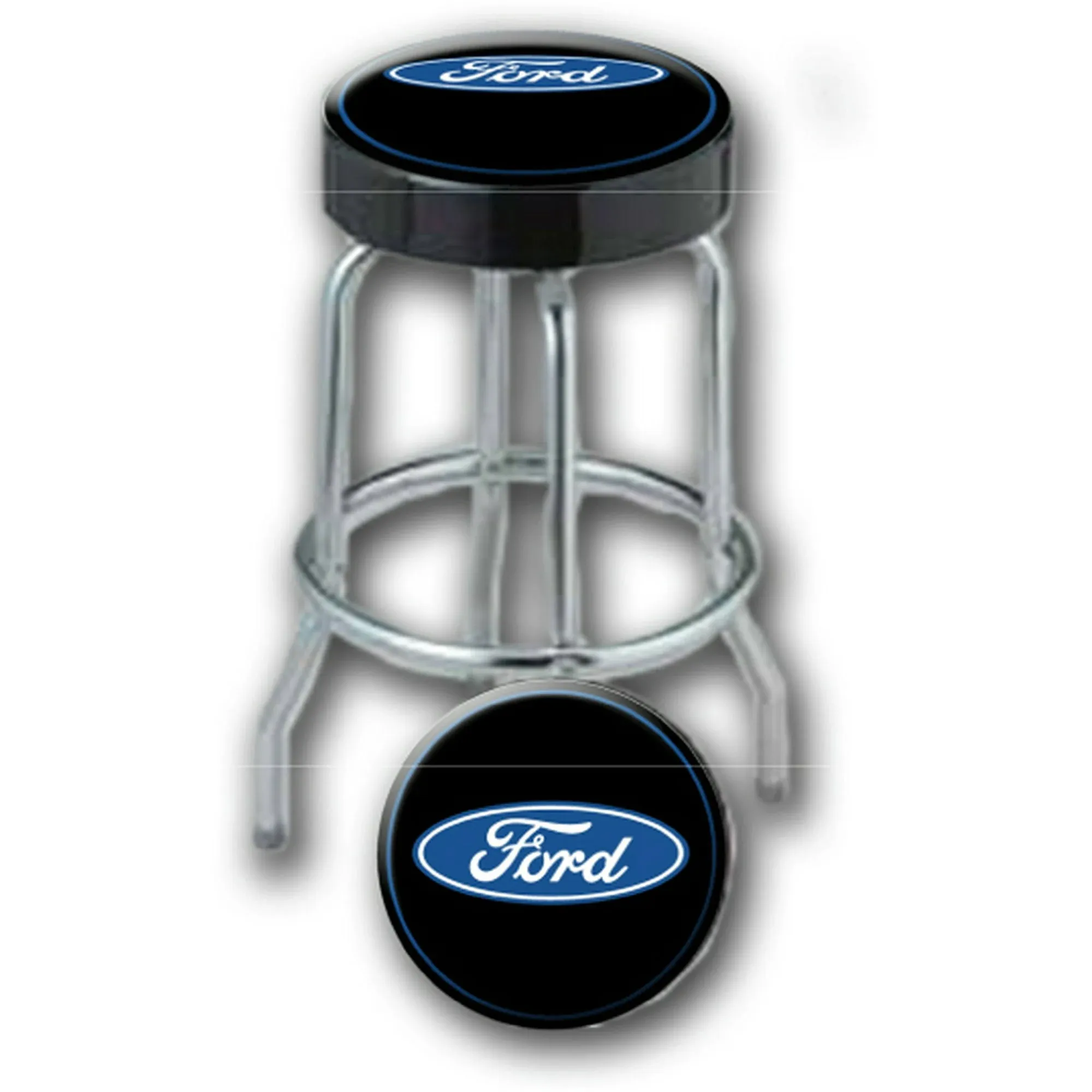 Ford Blue Oval Garage Stool (004751R01)