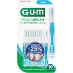 Proxabrush Go-Betweens - Wide - Interdental Brushes - Soft Bristled Dental Picks