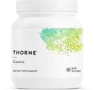 Thorne Creatine - Creatine Monohydrate, Amino Acid Powder - Support Muscles, Cellular Energy and Cognitive Function - Gluten-Free, Keto - NSF Certified for Sport - 16 Oz - 90 Servings