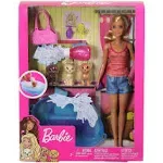 Mattel Barbie Puppy Bath Time Doll Set