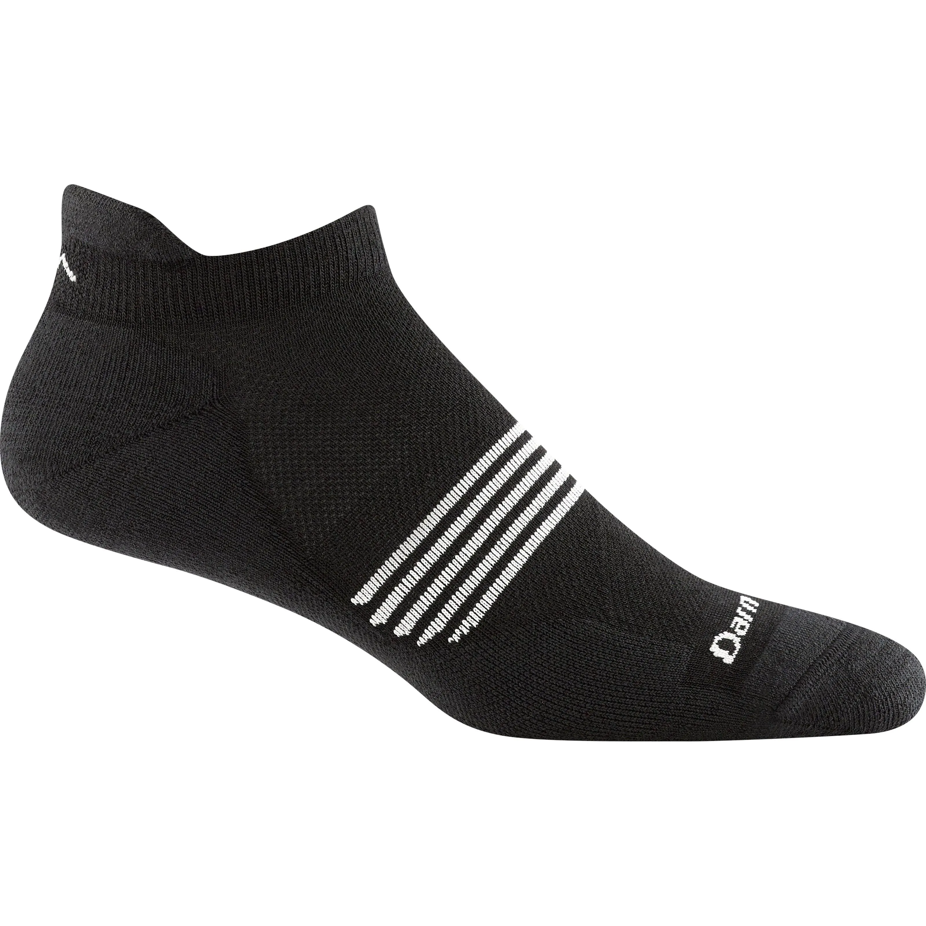 Darn Tough Element No Show Tab Lightweight Running Sock (Men's) - Blac