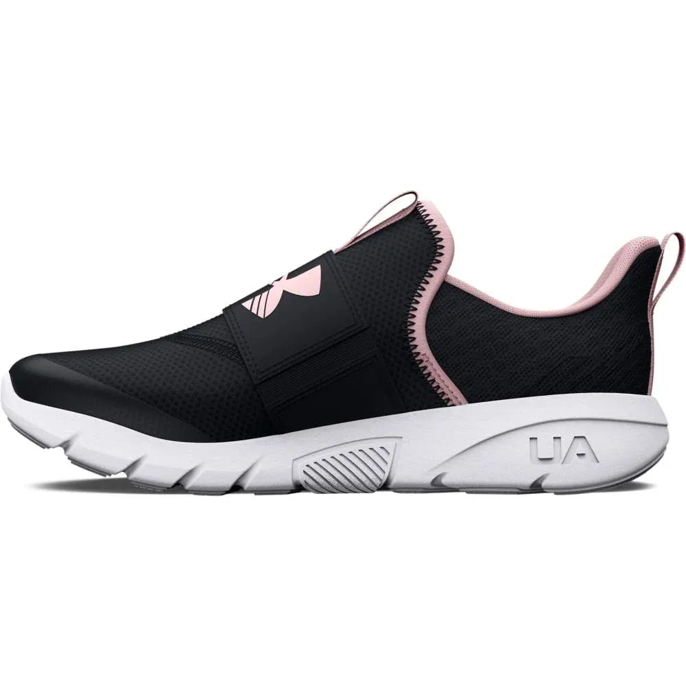 Girls' Youth Flash Running Shoes - Black, 4.5, Under Armour