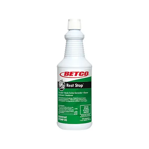 Betco Rest Stop Restroom Disinfectant, Floral Fresh Scent, 32 Oz., 12/Carton (701200CT) | Staples