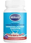 Milkaid 120 Lactase Enzyme Raspberry Tablets