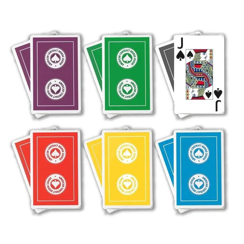 Baron Barclay The Official American Contract Bridge League (ACBL) Playing Cards - 1 Dozen Decks - Bridge Sized - Plastic Coated