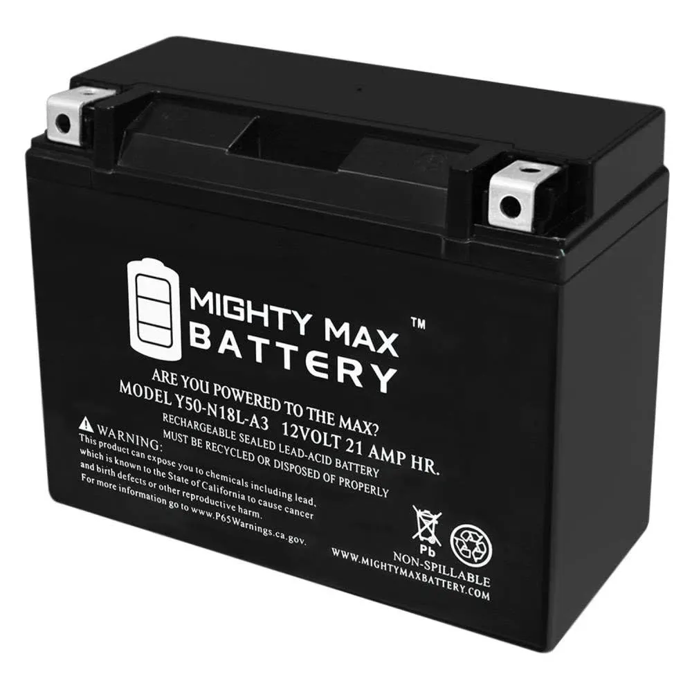 MIGHTY MAX BATTERY Y50-N18L-A3 GEL Battery for HONDA GL1500 Gold Wing 1500CC 1988-2000 MAX3511567