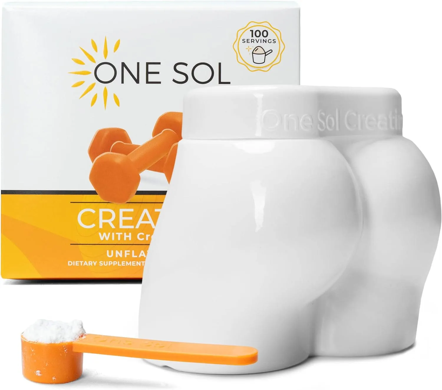 One Sol Women's Booty Gain All Natural Creatine Powder