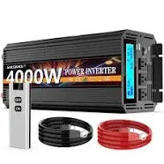 JARXIOKE 4000 Watt Power Inverter, 12V DC to 110V 120V Converter Brand New!!