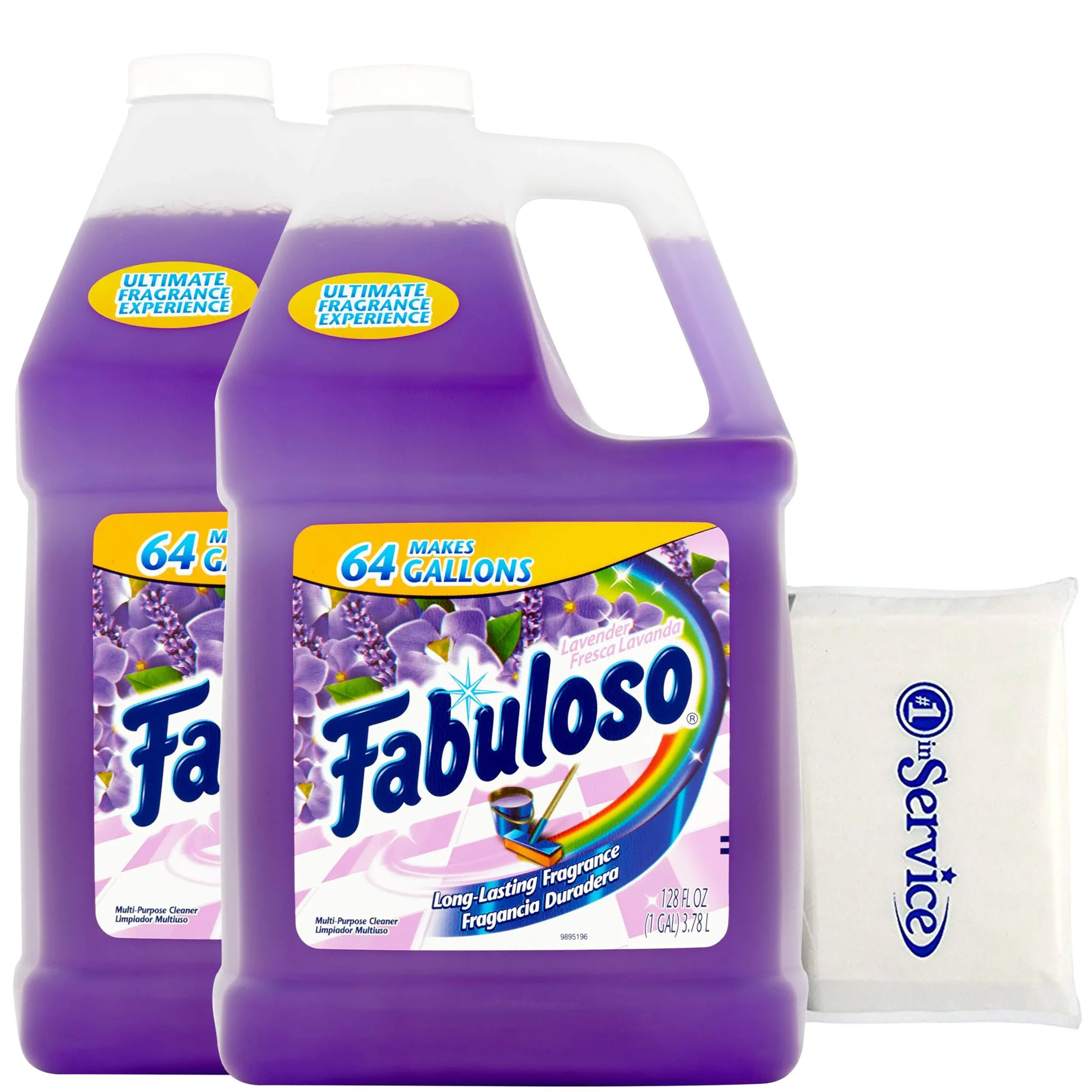 Number 1 in Service Fabolouso Makes 64 Gallons Lavender Purple Liquid Multi-Purpose Professional Household Non Toxic Fabolouso Hardwood Floor