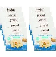 Jovial Organic Sourdough Einkorn Crackers, Rosemary - 4.5 oz box