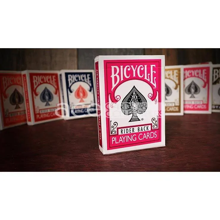 Bicycle Rider Back Fuchsia Deck