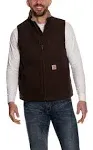 Carhartt Loose Fit Washed Duck Sherpa-Lined Mock-Neck Vest