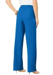 Roaman's Plus Size Women's Wide-Leg Bend Over Pant