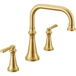 Moen TS44503BG Colinet Brushed Gold Two-Handle Roman Tub Faucet