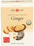 The Ginger People Organic Crystallized Ginger, 4 Oz