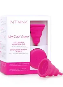 INTIMINA 12 Hr Lily Cup Compact Collapsible Menstrual Cup Reusable B size SEALED